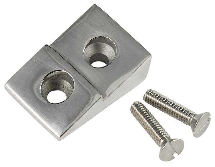 40-702340-SS Door Striker Plate (Stainless), 1932-39 Closed Ford Car, 1932-37 Ford Pickup