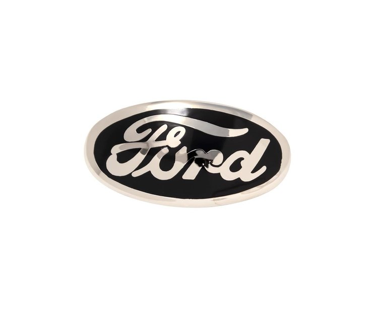 40-8212-B Grille Shell Ornament Emblem (Black), 1934 Ford Car