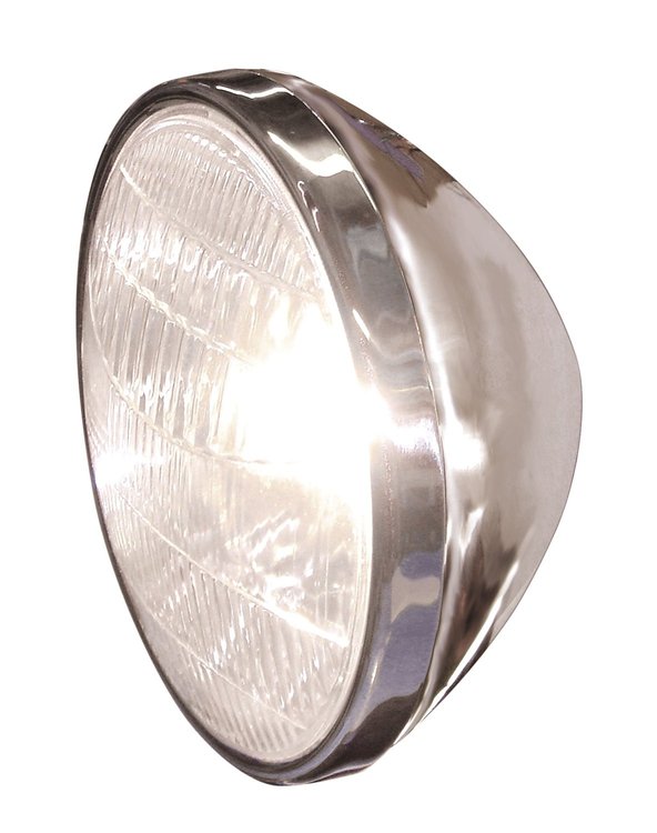 46-13000-SS Quartz Halogen Headlights (Stainless), 1933-34 Ford Pickup, Commercial, 1933-34 Ford Car
