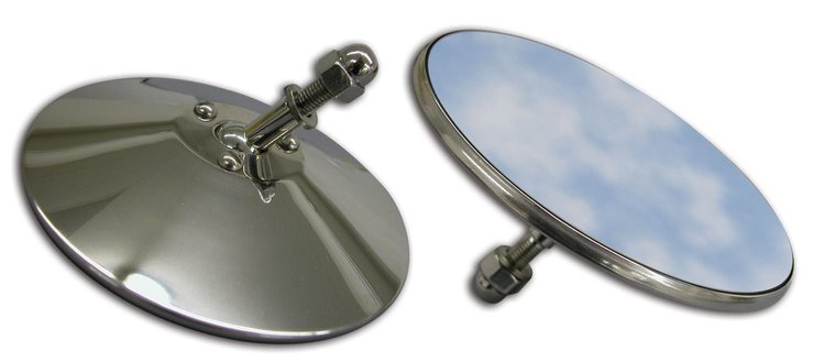48-18403-C Mirror Head, 1932-40 Ford Car, 1935-52 Ford Pickup