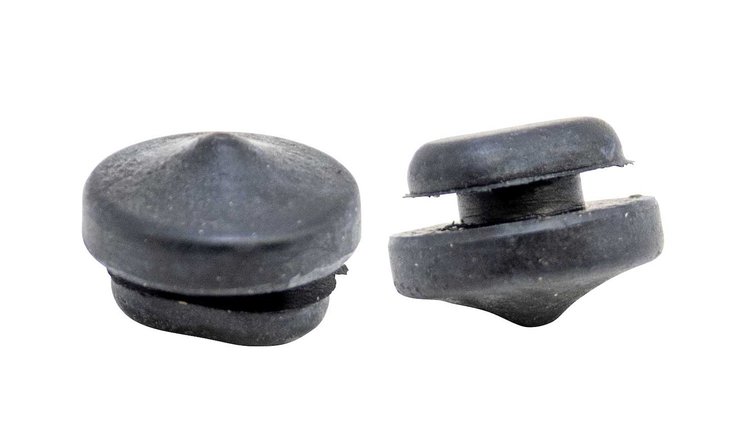 48-701671 Glove Box Bumpers, Thin 3/16, 1935-48 Ford