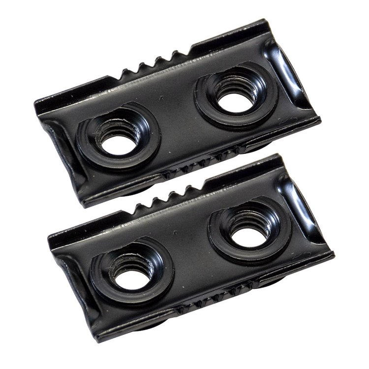 48-702336-A Door Striker Mounting Plates, 1935-39 Ford Car, 1938-52 Ford Pickup