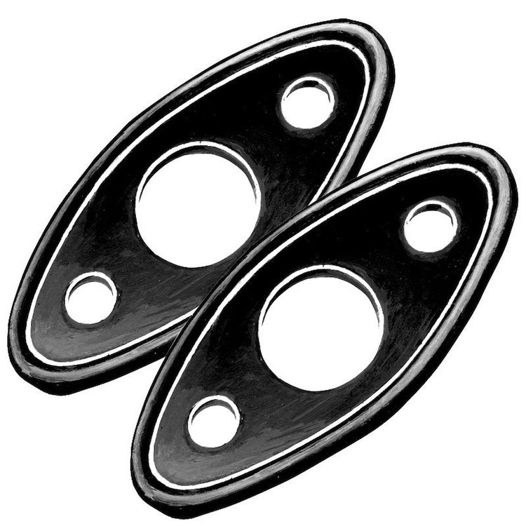 48-702356 Outside Door Handle Pads, 1935-37 Ford Car, 1937-47 Ford Pickup