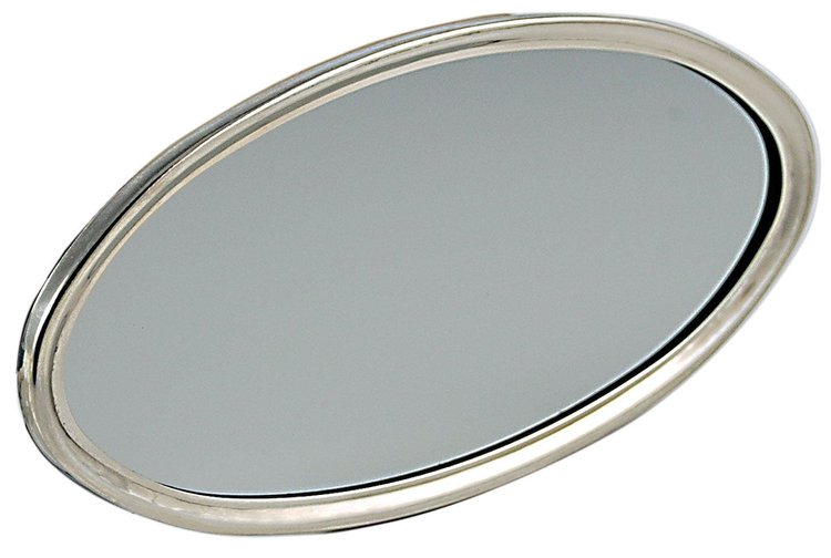 68-17682-SS Oval Mirror Head, 1935-40 Ford Car, 1935-47 Ford Pickup