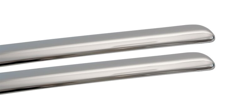 6A-16722/3-B Hood Side Trim, 1947-48 Ford Car