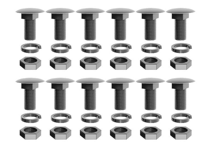 78-16082-HK Front Fender to Apron Bolt Kit, 1937 Ford Car
