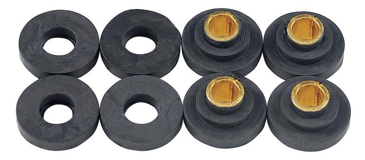78-5283/4 Muffler Clamp Bushing Set, 1937-39 Ford Car, Ford Pickup