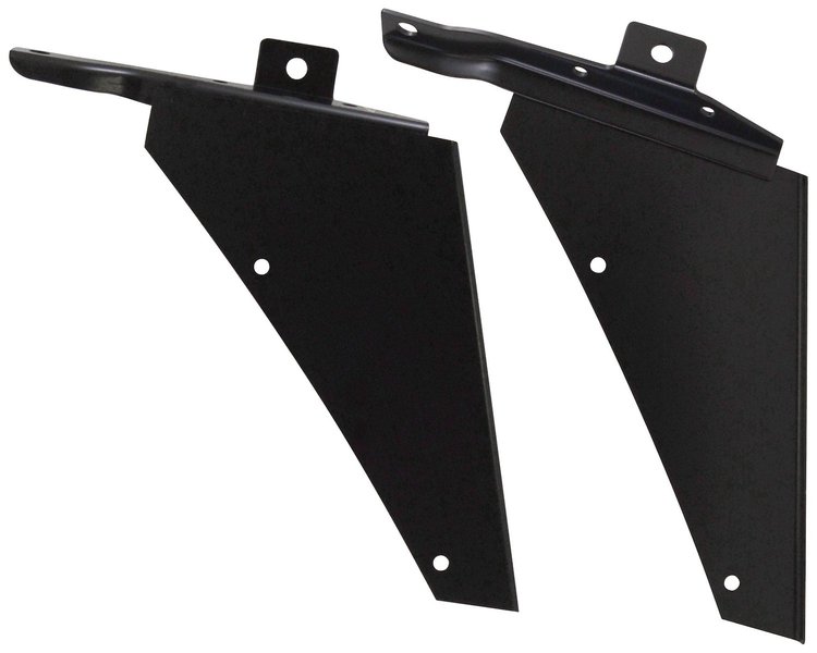 78-8242/3 Upper Grille Corner Panels, 1937 Ford Car, Station Wagon