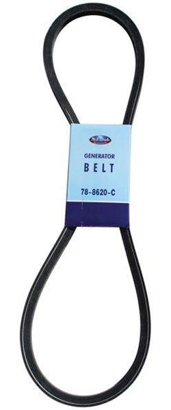 78-8620-C Generator Belt (Black), Late 1940-1941 Ford Car, 1942-1948 Ford Car