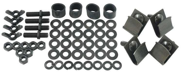 81A-16750-RK Hood Side Fender Apron Mount Kit, 1938 Ford Deluxe, 1938-39 Ford Standard