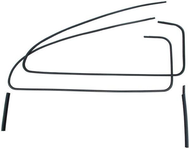 81A-56786-SS Rear Quarter Window Channel Kit, 1938 Ford Deluxe Tudor, 1939-40 Tudor