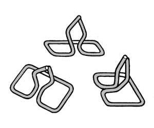 91A-20004 Grille Side Trim Clips, 1939 Ford Deluxe