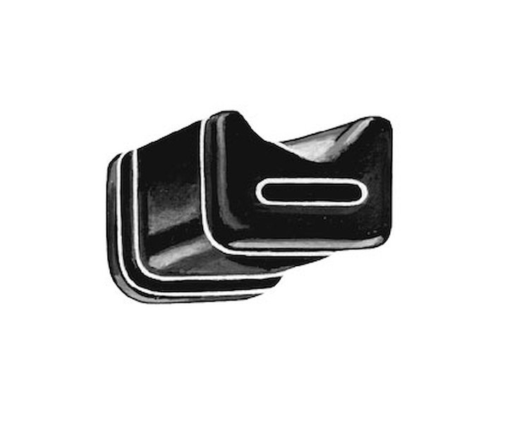 91A-2271 Emergency Cable Guides, 1939-40 Ford Car, 1939-41 Ford Pickup