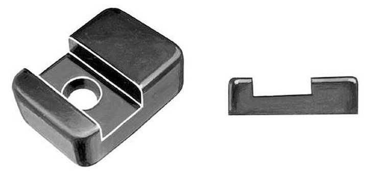 91A-7943916 Tailgate Bumpers, 1939-41 Ford Station Wagon