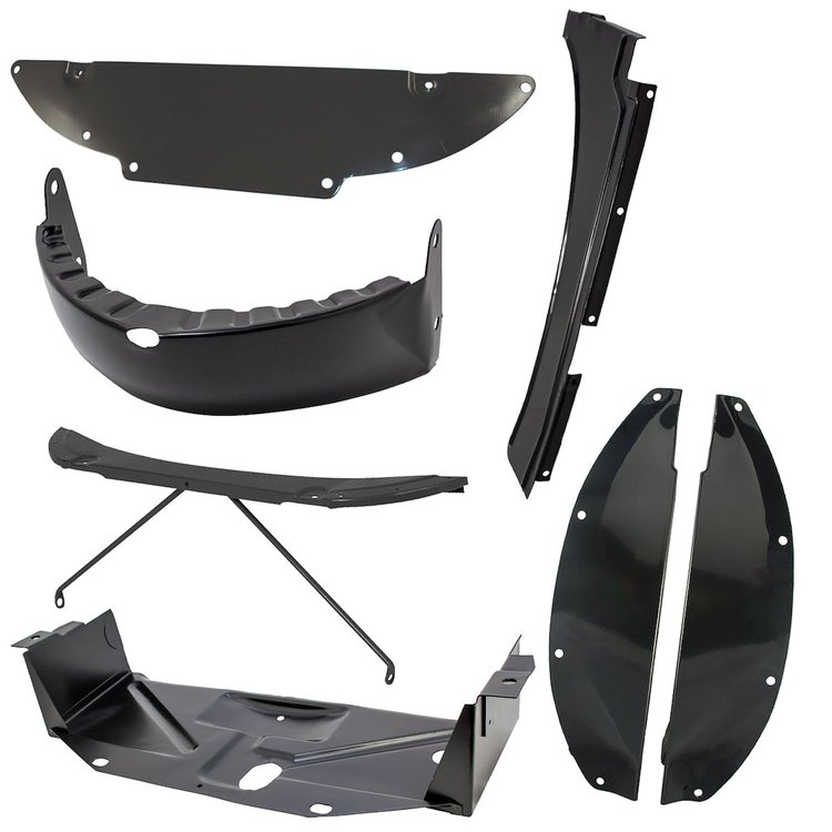91A-8104/5 Outer Grille Plates, 1939 Ford Deluxe, 1940 Ford Car, 1940-41 Ford Pickup