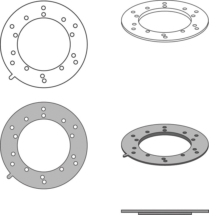 99A-9275-G Gas Tank Sending Unit Gasket, 1936-59 Ford Car, Ford Pickup (no Ranchero)