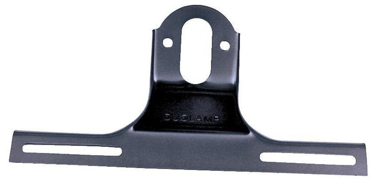 A-13406-B Rear License Plate Bracket (Black), 1932-64 Ford Pickup