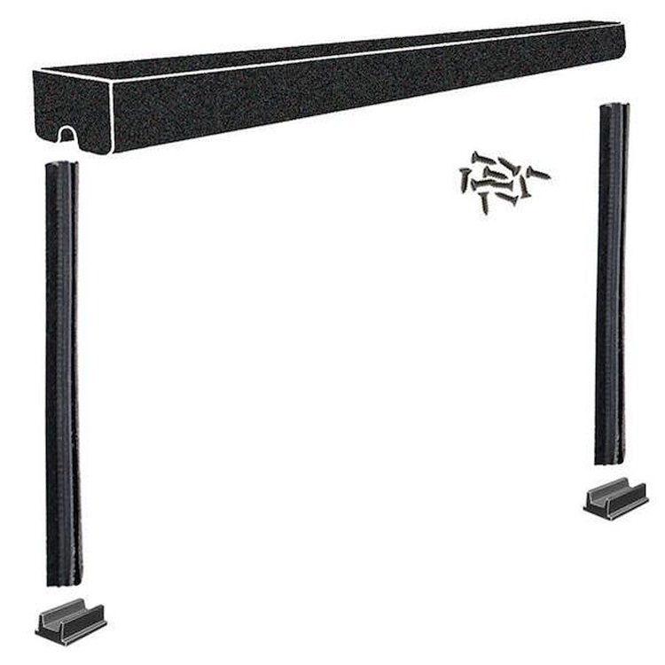 A-46108 Rear Roll-Up Window Channel Kit, 1930-34 Ford Coupe