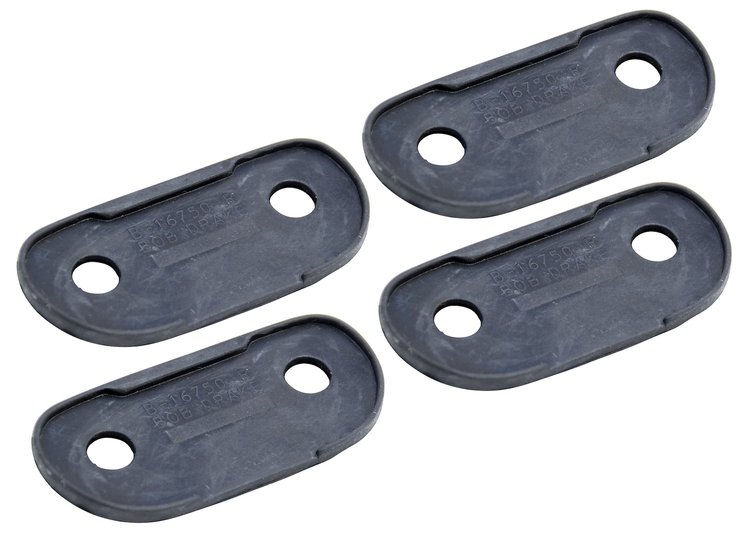 B-16750-R Hood Latch Mount Pads, 1932 Ford Car, 1932-34 Ford Pickup