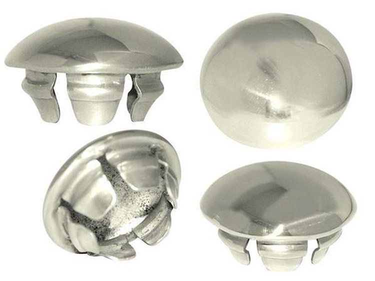 B-17760-K Bumper End Caps, 1932 Ford Car, Ford Pickup