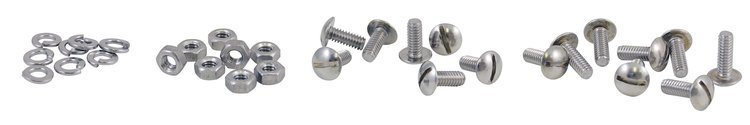 BD-13409-HK License Plate Mount Hardware Kit, Universal