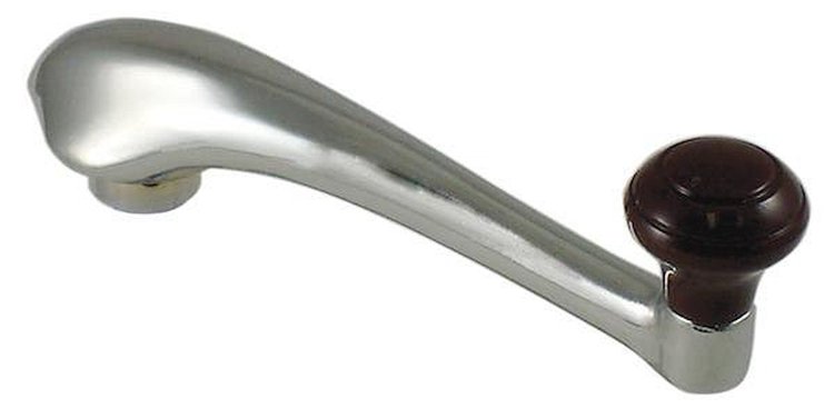 21A-7023342-A Window Crank (Chrome/Maroon), 1942 Ford Special