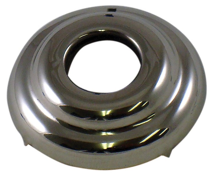 81A-7022618-D Escutcheon (Stainless), 1938-40 Ford Standard