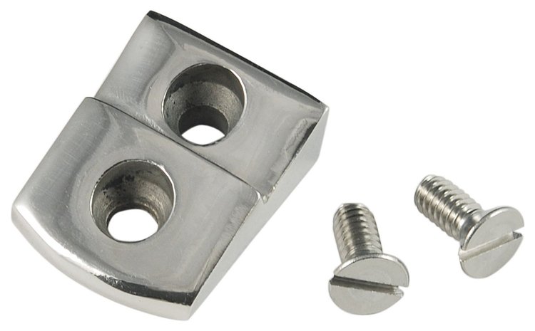 81A-702340-SS Door Striker Plate (Stainless), 1935-39 Closed Ford Car, 1938-52 Ford Pickup