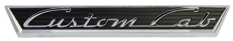 B5C-8125622-B Door Name Plate, Custom Cab, 1955-56 Ford Pickup