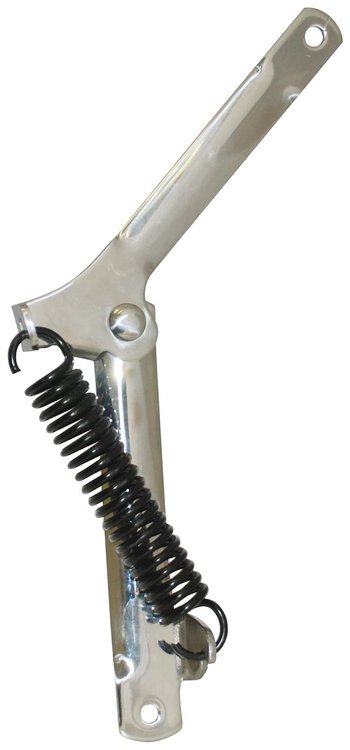 51A-16782/3-SS Hood Arm Spring Support, 1942-48 Ford Car, 1942-47 Ford Pickup