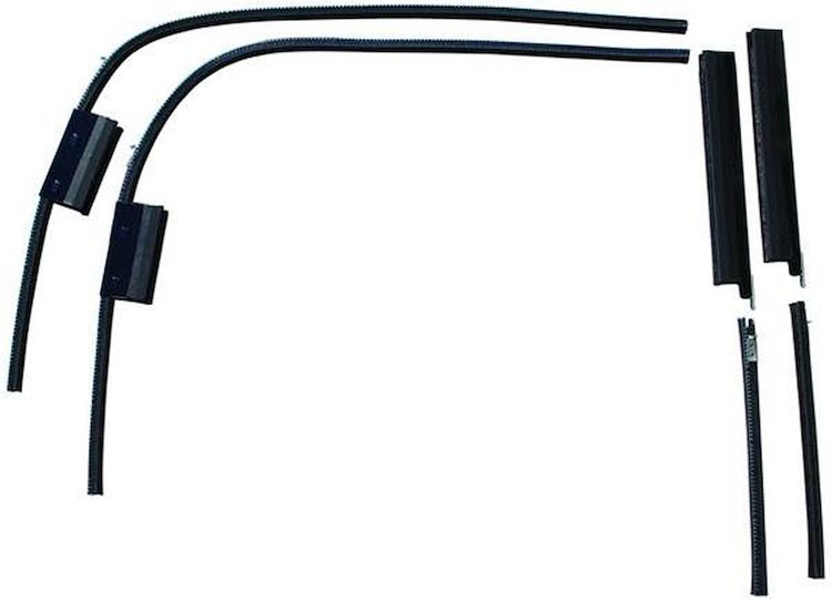 40-45983-5W-4DC Front Door Window Channel Kit (Center Mount), 1934 5/W Ford Coupe, Fordor