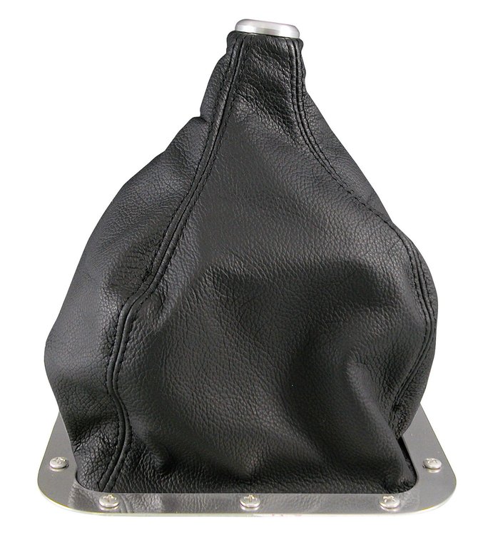 HR-7243-S Gear Shift Boot Kit (Rectangular Stainless), Universal