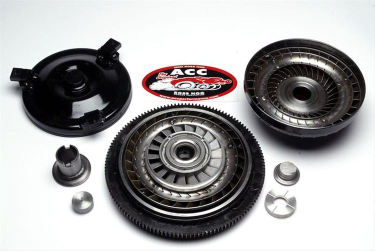Outlaw Torque Converter for GM 4L80E Transmission, Stall Range: 3,200-3,500 RPM, Diameter: 9.600 in., Lock Up: YES