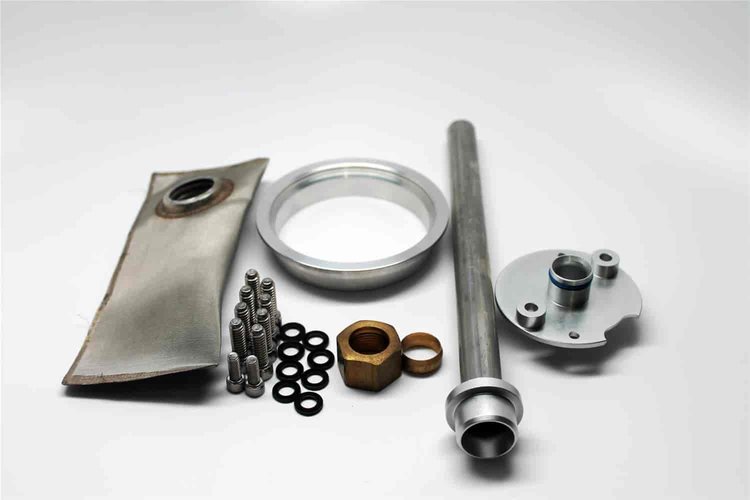 Aluminum Weldable Flange, In Tank Power Module Installation Kit, Fabricator Series, Includes Adjustable Pickup with Filter
