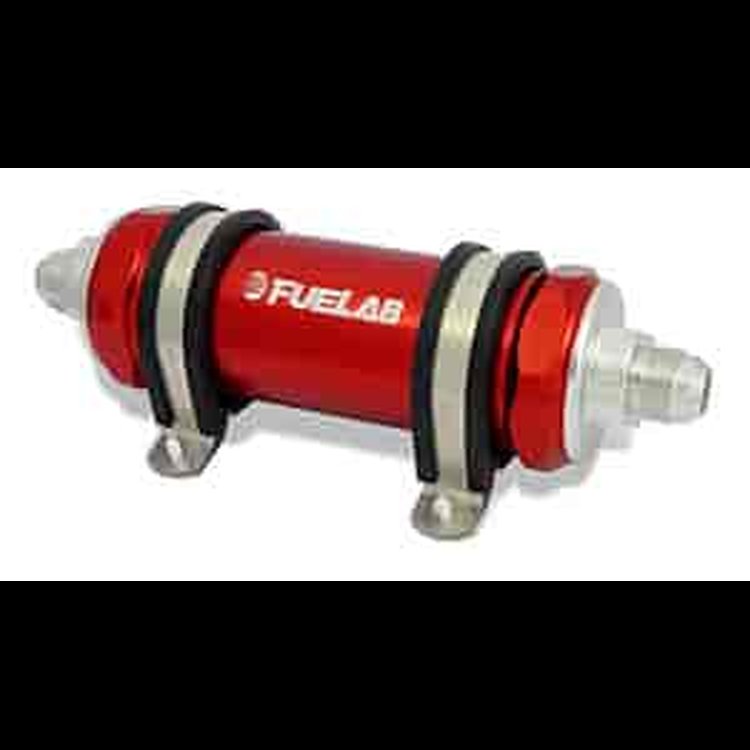 828 Series In-Line Fuel Filter with 5" Element Long Length