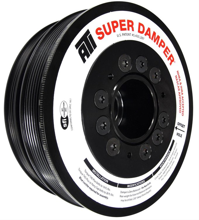 917246 Super Damper Corvette LS1/LS2/LS3/LS6 (with A/C)