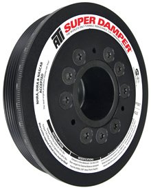 918250 Super Damper for 2003-2004 Mitsubishi Evo 8 4G63 [6.75-AL-6 SERP GRV 3/8 PITCH FULL RADIUS PULLEY]