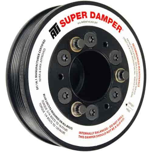 DAMPER - 5 - AL - 6 SERP GRV - DODGE CHAL 5.7 HEMI 2009+ 15% UD