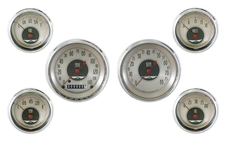 AN01SLC American Nickel 6 Gauge Set-GM