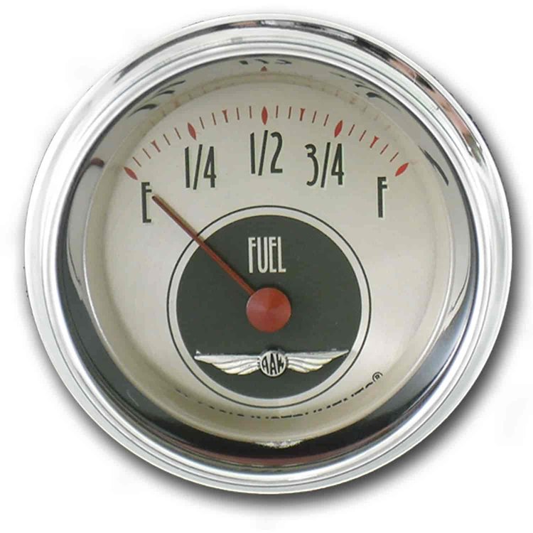 All American Nickel Fuel Gauge 2-1/8" Electrical