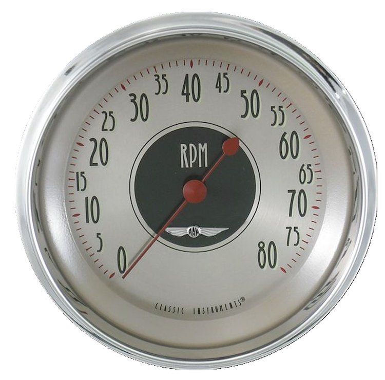 All American Nickel Tachometer 4-5/8" Electrical