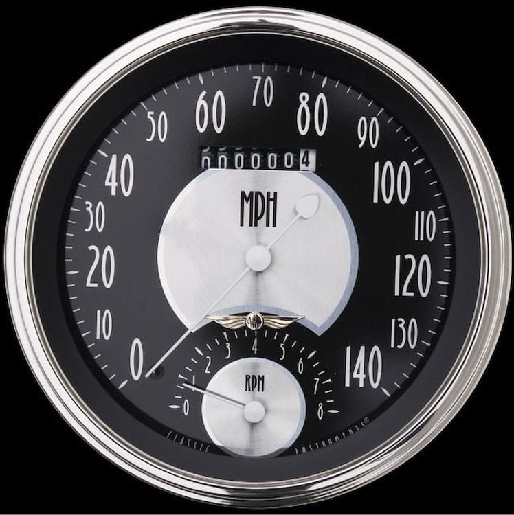 Speedtachular Speedometer/Tachometer Combo All American Tradition Style
