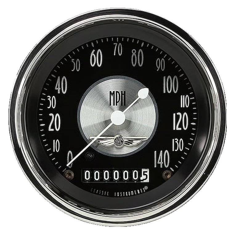 All American Tradition Speedometer 3-3/8" Electrical