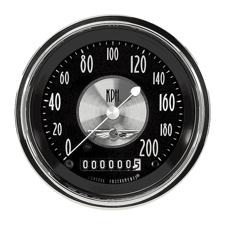 All American Tradition Speedometer 3-3/8" Electrical