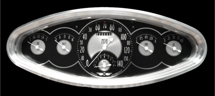 All American Tradition Package 6-Gauge Instrument Panel Includes: Speedometer (140 MPH)