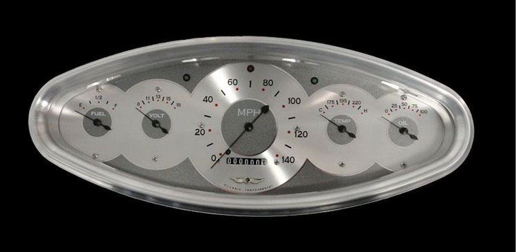 All American Series Package 5-Gauge Instrument Panel Includes: Speedometer (140 MPH)