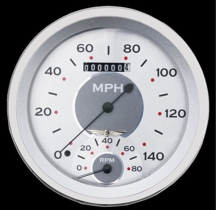 Speedtachular Speedometer/Tachometer Combo All American Style