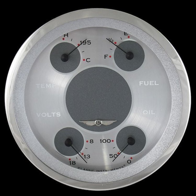 All American Series Quad Gauge 4-5/8" Electrical Includes: