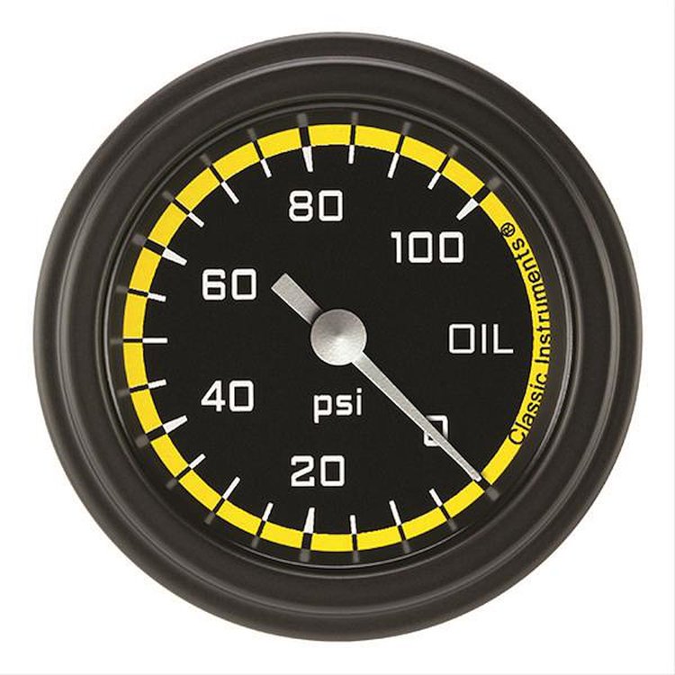 AUTO CROSS YLW L 2 OIL PRES 100psi FULL SWEEP