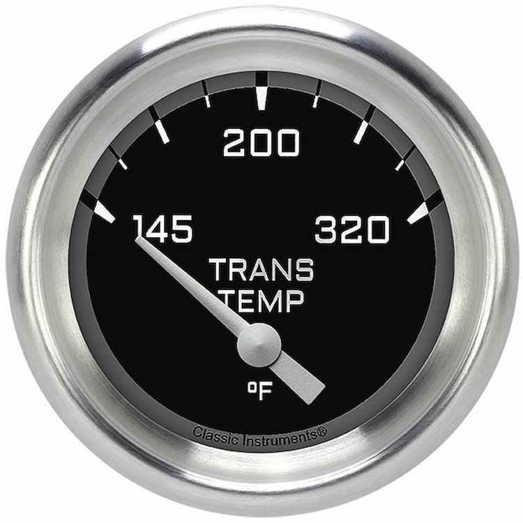 AX227GAPF Autocross Gray 2 5/8in. Transmission Temperature Gauge